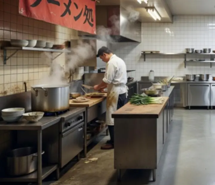 Illustration avant/après des améliorations d'un restaurant dans Cooking Tour
